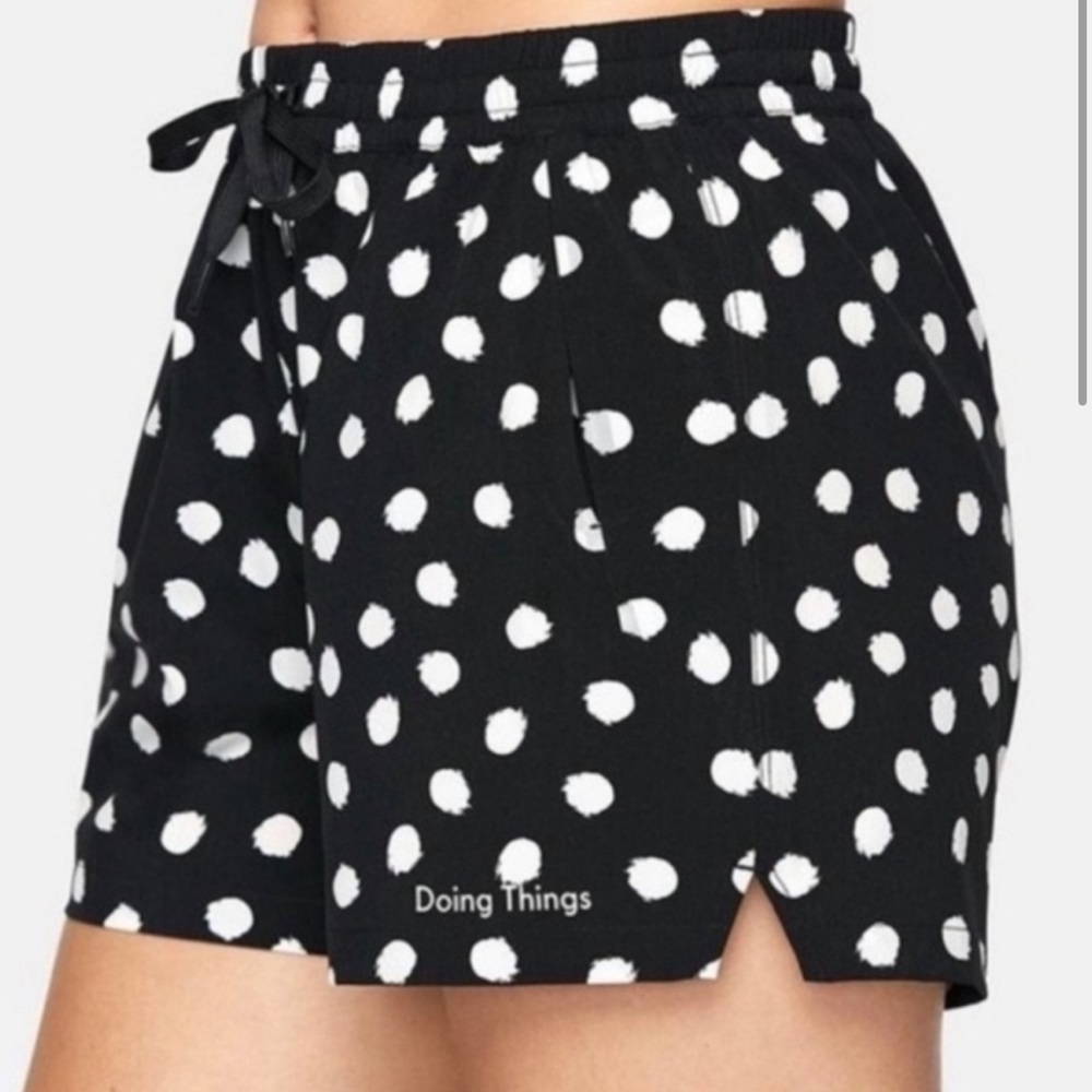 Outdoor Voices (OV) running shorts polka dot small